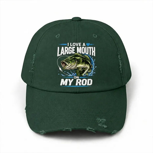 I Love A Large Mouth On My Rod Fishing Classic Cap