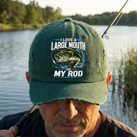 I Love A Large Mouth On My Rod Fishing Classic Cap