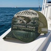 I Only Go Fishing 3 Days A Week Fishing Trucker Hat