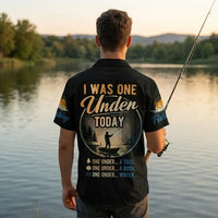 I Was One Under Today Bass Fishing Hawaiian Shirt