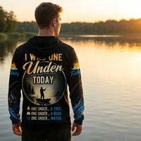I Was One Under Today Bass Fishing Hoodie