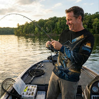 I Was One Under Today Bass Fishing Long Sleeve Shirt