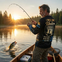 I Was One Under Today Bass Fishing Long Sleeve Shirt