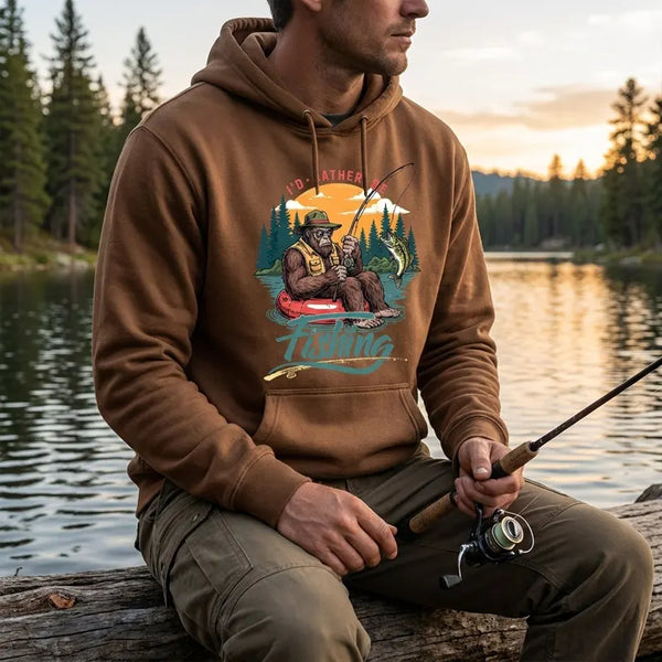 I'd Rather Be Fishing Hoodie