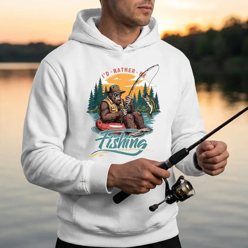 I'd Rather Be Fishing Hoodie