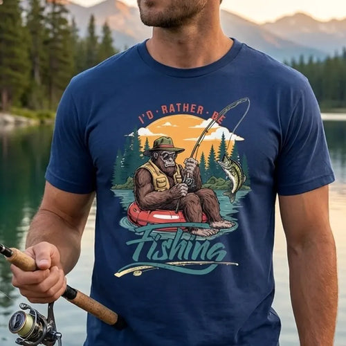 I'd Rather Be Fishing Classic T-Shirt