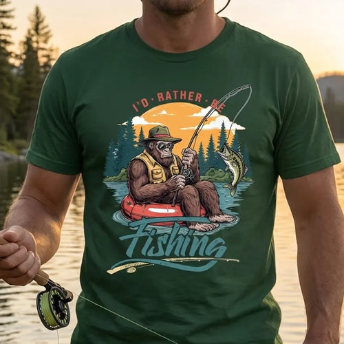I'd Rather Be Fishing Classic T-Shirt