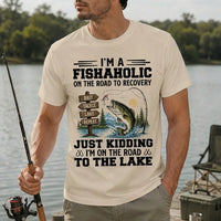 I'm a Fishaholic Funny Fishing T-Shirt