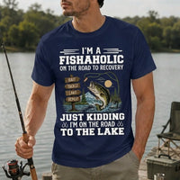 I'm a Fishaholic Funny Fishing T-Shirt