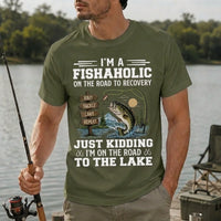 I'm a Fishaholic Funny Fishing T-Shirt