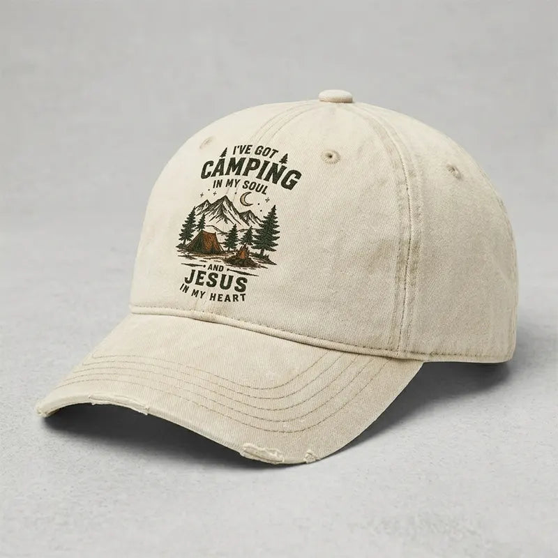 I've Got Camping In My Soul And Jesus In My Heart Classic Cap