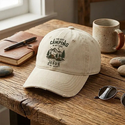 I've Got Camping In My Soul And Jesus In My Heart Classic Cap