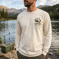 I've Got Camping In My Soul And Jesus In My Heart Long Sleeve Shirt