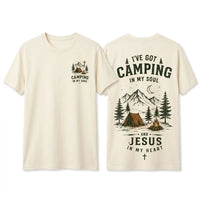 I've Got Camping In My Soul And Jesus In My Heart T-Shirt