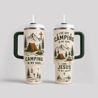 I've Got Camping In My Soul And Jesus In My Heart Tumbler