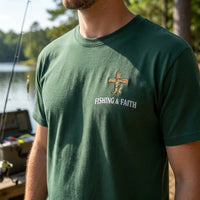 I've Got Fishing In My Veins And Jesus In My Heart T-Shirt