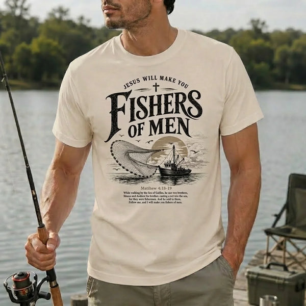 JESUS Will Make You Fishers of Men T-Shirt 2026