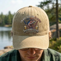 Just A Guy Bad At Fishing Embroidered Cap