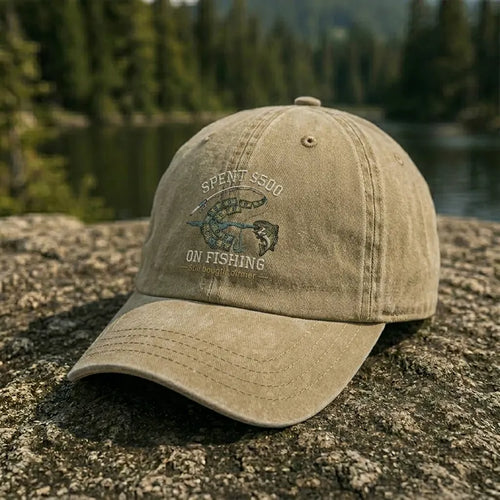 Spent $500 on Fishing Still Bought Dinner Embroidered Cap