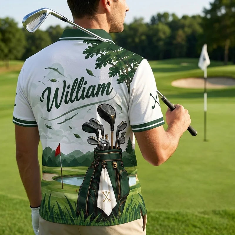 Keep Calm And Blame The Wind Personalized Golf Polo Shirt 2026
