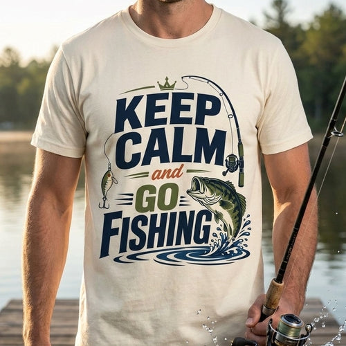 Keep Calm and Go Fishing T-Shirt