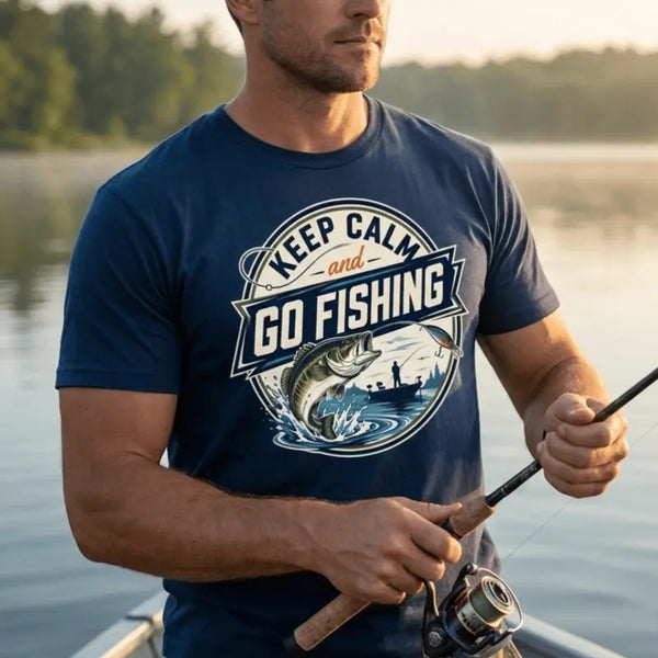Keep Calm and Go Fishing T-Shirt 2026