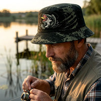 Largemouth Bass Camo Bucket Hat
