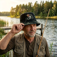 Largemouth Bass Camo Bucket Hat