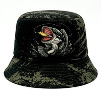 Largemouth Bass Camo Bucket Hat