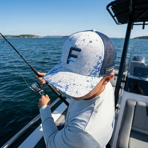 Liberty and Fishing USA 250 Anniversary Trucker Hat