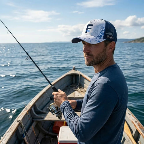 Liberty and Fishing USA 250 Anniversary Trucker Hat