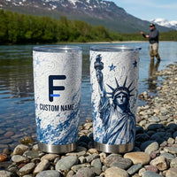 Liberty and Fishing USA 250 Anniversary Tumbler
