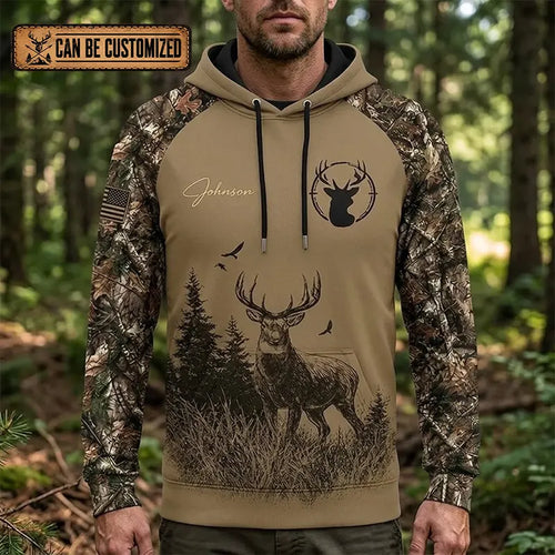 Live To Hunt Deer Hunter Hoodie