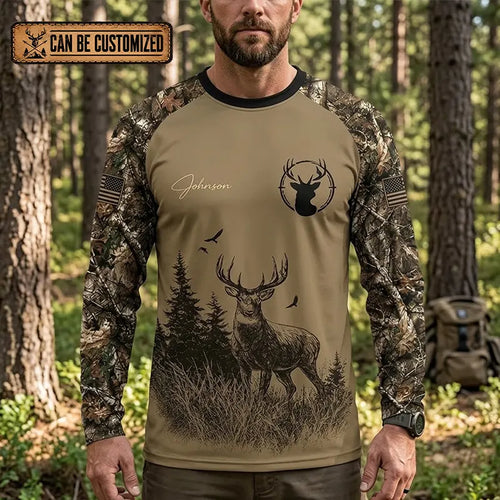 Live To Hunt Deer Hunter Long Sleeve Shirt