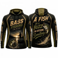Live to Fish Bass Fishing Personalized Apparel