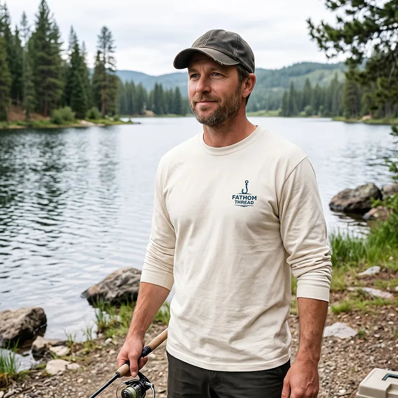 Funny I'm Not Bad at Fishing Bass Fishing Long Sleeve Shirt