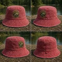 Louisiana Bass Fishing Embroidered Bucket Hat