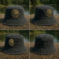 Louisiana Bass Fishing Embroidered Bucket Hat