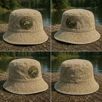 Louisiana Bass Fishing Embroidered Bucket Hat