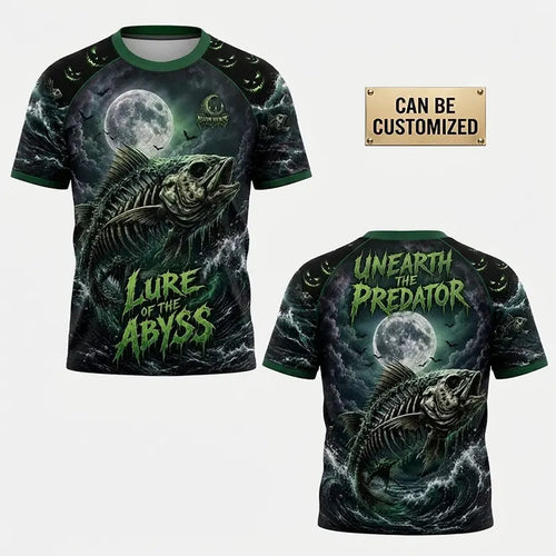 Lure Of The Abyss Skeleton Fishing T-Shirt