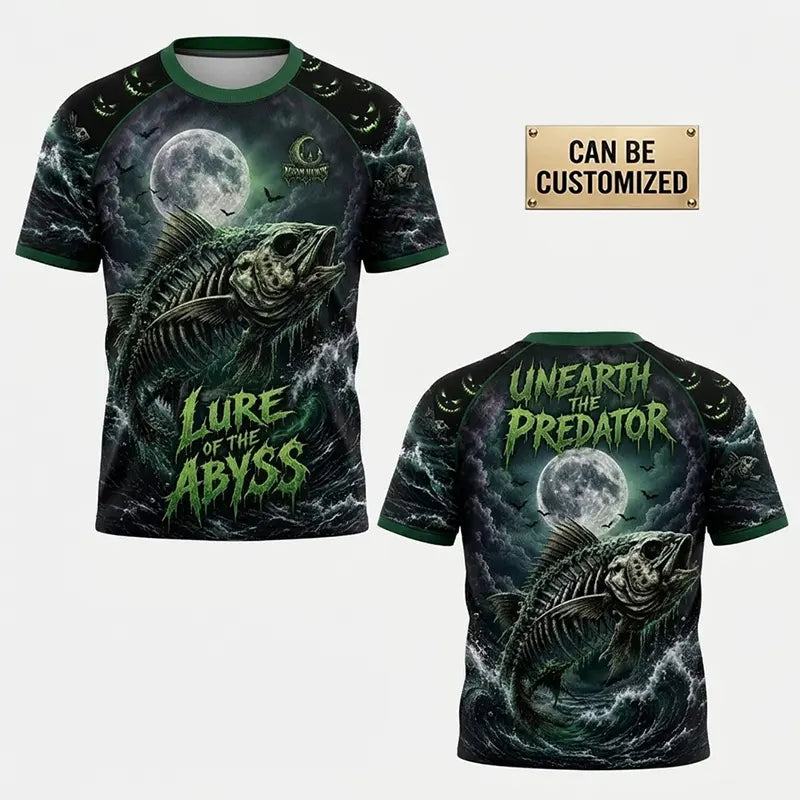 Lure Of The Abyss Skeleton Fishing T-Shirt