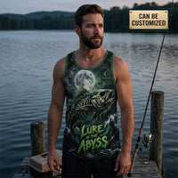 Lure Of The Abyss Skeleton Fishing Tank Top
