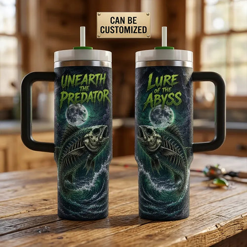 Lure Of The Abyss Skeleton Fishing Tumbler
