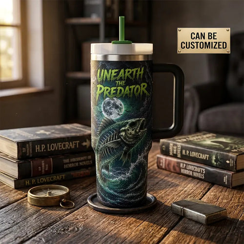 Lure Of The Abyss Skeleton Fishing Tumbler