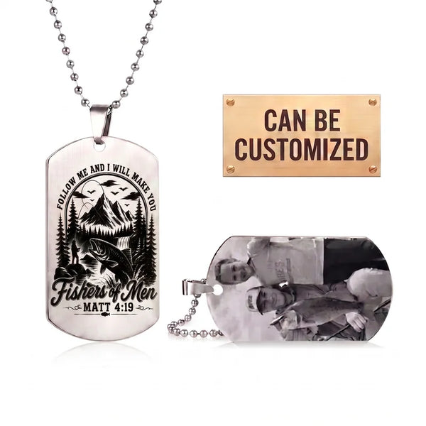 Magic Caught In The Cast Dog Tag Necklace 2026