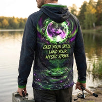 Magic Caught In The Cast Halloween Fishing Hoodie