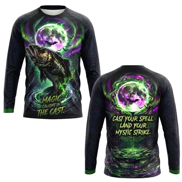 Magic Caught In The Cast Halloween Fishing Long Sleeve Shirt 2026