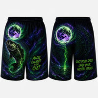 Magic Caught In The Cast Halloween Fishing Shorts