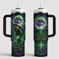 Magic Caught In The Cast Halloween Fishing Tumbler