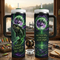 Magic Caught In The Cast Halloween Fishing Tumbler